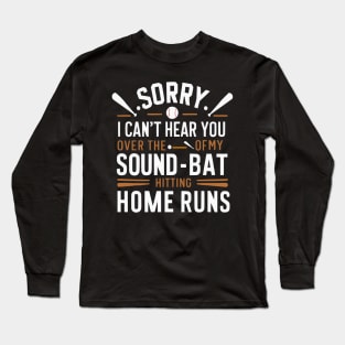 Funny Baseball shirts women & Men Awesome Baseball Mom Shirt Long Sleeve T-Shirt